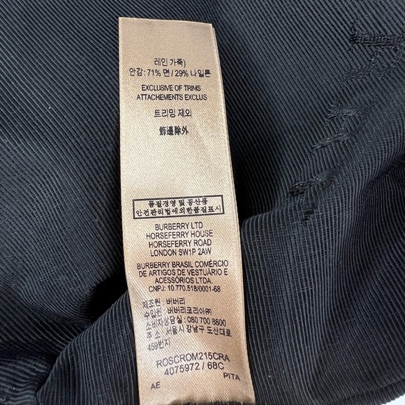 Burberry Crossbody Rucksack Black Nylon Logo Backpack - Picture 11 of 16